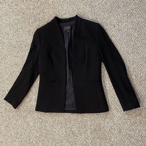 Going Out Blazer, Size 2, Black, Slim Fit, Lined